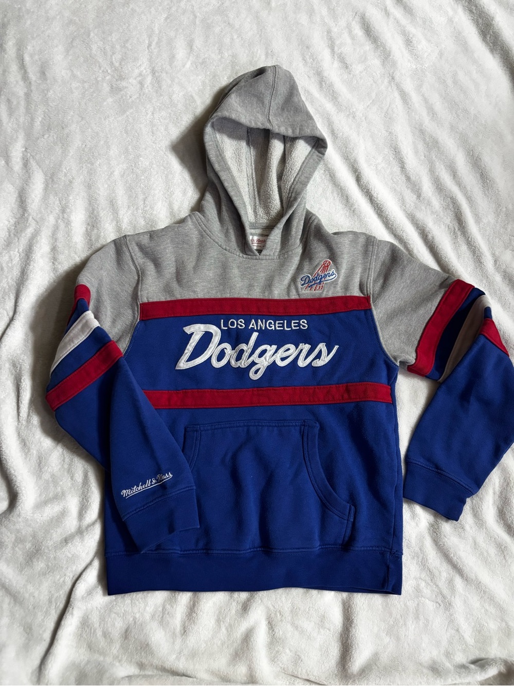 Mitchell & Ness Gray and Yellow Cooperstown Collection Hoodie